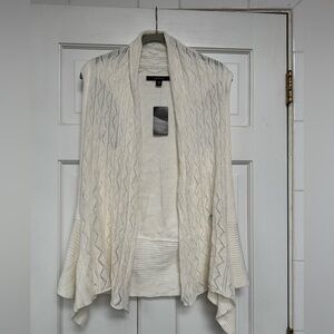 Fever Women's Ivory Colored Sleeveless Sweater Vest